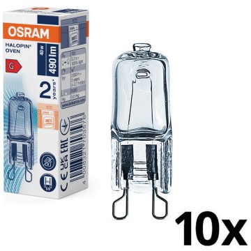 10er-Set Backofenlampe HALOPIN G9/40W/230V 2700K - Osram