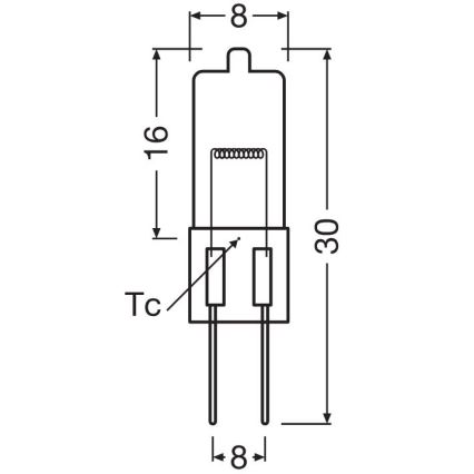 10er-Set Backofenlampe HALOSTAR G4/10W/12V 2700K - Osram