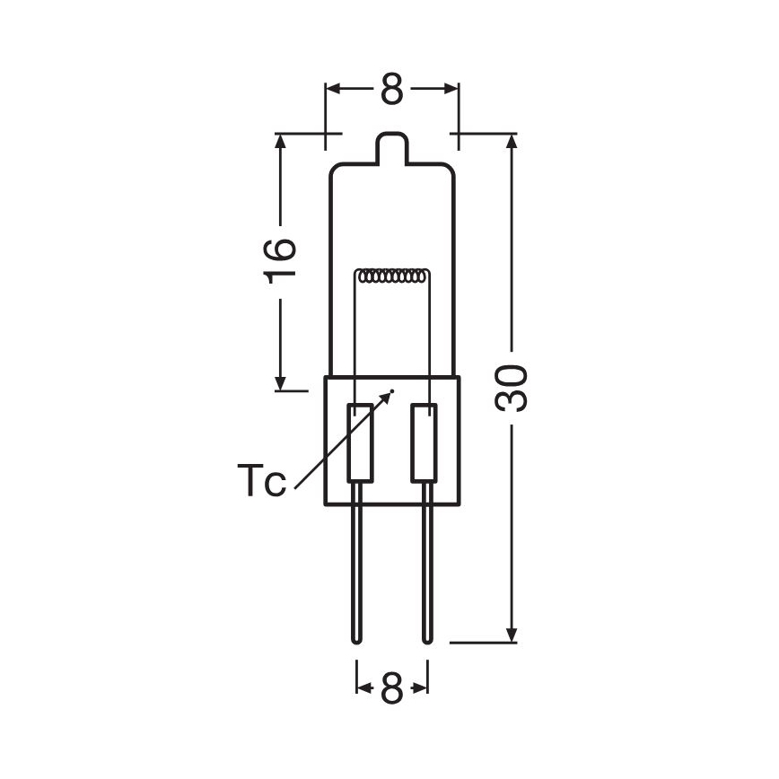 10er-Set Backofenlampe HALOSTAR G4/10W/12V 2700K - Osram