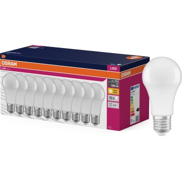 10er-Set LED-Leuchtmittel CLASSIC A75 E27/10W/230V 2700K - Osram