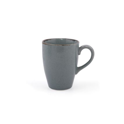 16-teiliges Geschirrset, grau/Porzellan