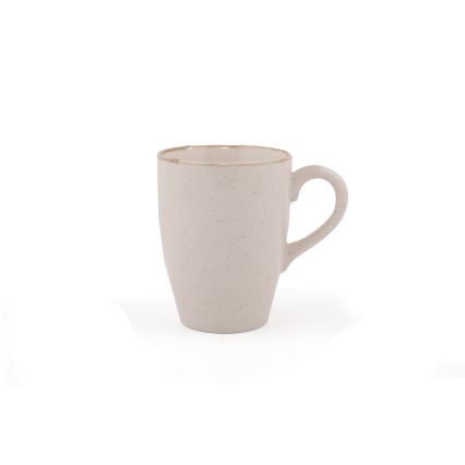 16-teiliges Speiseservice beige/Porzellan