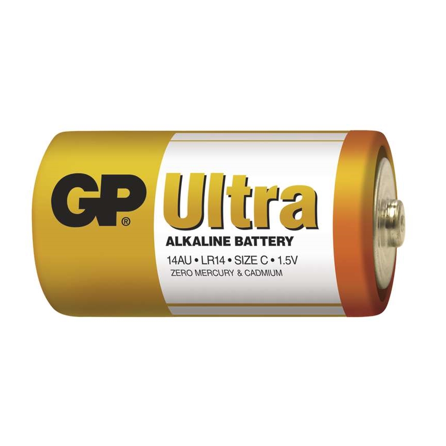 2 pz Batteria alcalina C GP ULTRA 1,5V
