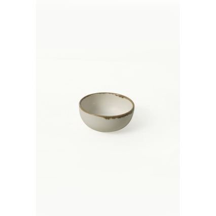24-teiliges Geschirrset – creme/braun, Keramik