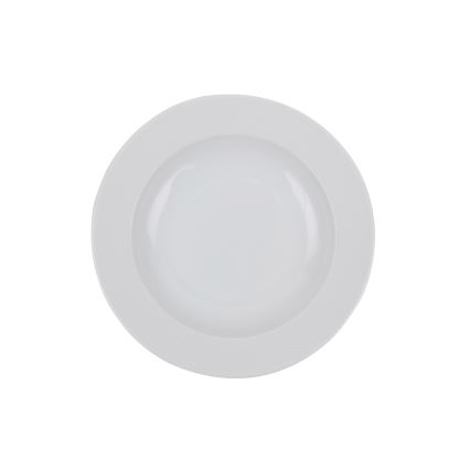 24-teiliges Geschirrset weiß/Porzellan