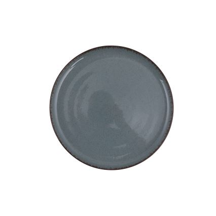 24-teiliges Porzellan-Geschirrset, blau