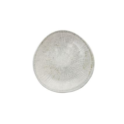 24-teiliges Tafelservice grau/Porzellan