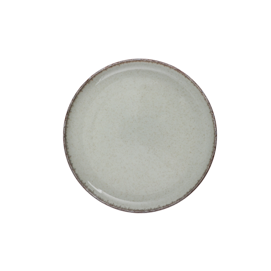 24-teiliges Tafelservice, grün/Porzellan