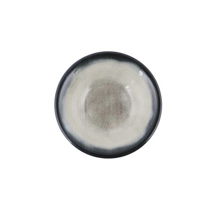 26-teiliges Tafelservice blau/braun/Porzellan