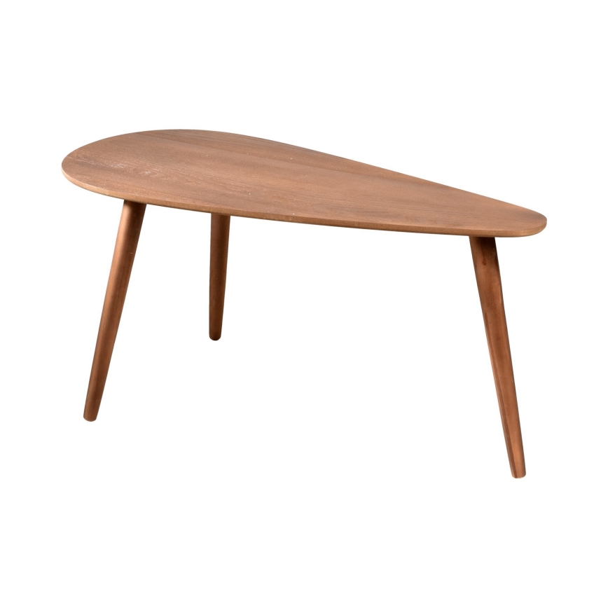 2er-Set Couchtisch SOLE 60/80x30/40 cm Nussbaum