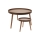 2er-Set Couchtische VERDE Ø 60/38 cm, Nussbaum