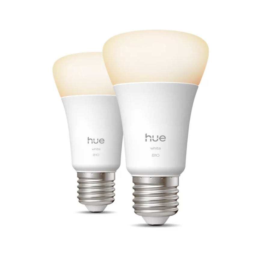 2er-Set dimmbare LED-Leuchtmittel Philips Hue WHITE E27/7W/230V 2700K