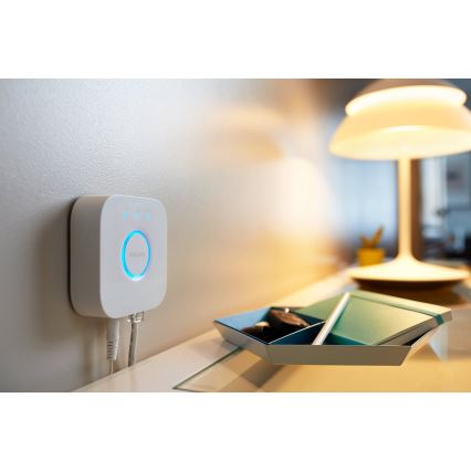 2er-Set dimmbares LED-Leuchtmittel Philips Hue WHITE AMBIANCE GU10/4,2W/230V 2200-6500K + Hue bridge