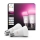 2er-Set dimmbares LED-Leuchtmittel Philips Hue WHITE AND COLOR AMBIANCE E27/6W/230V 1000-20000K