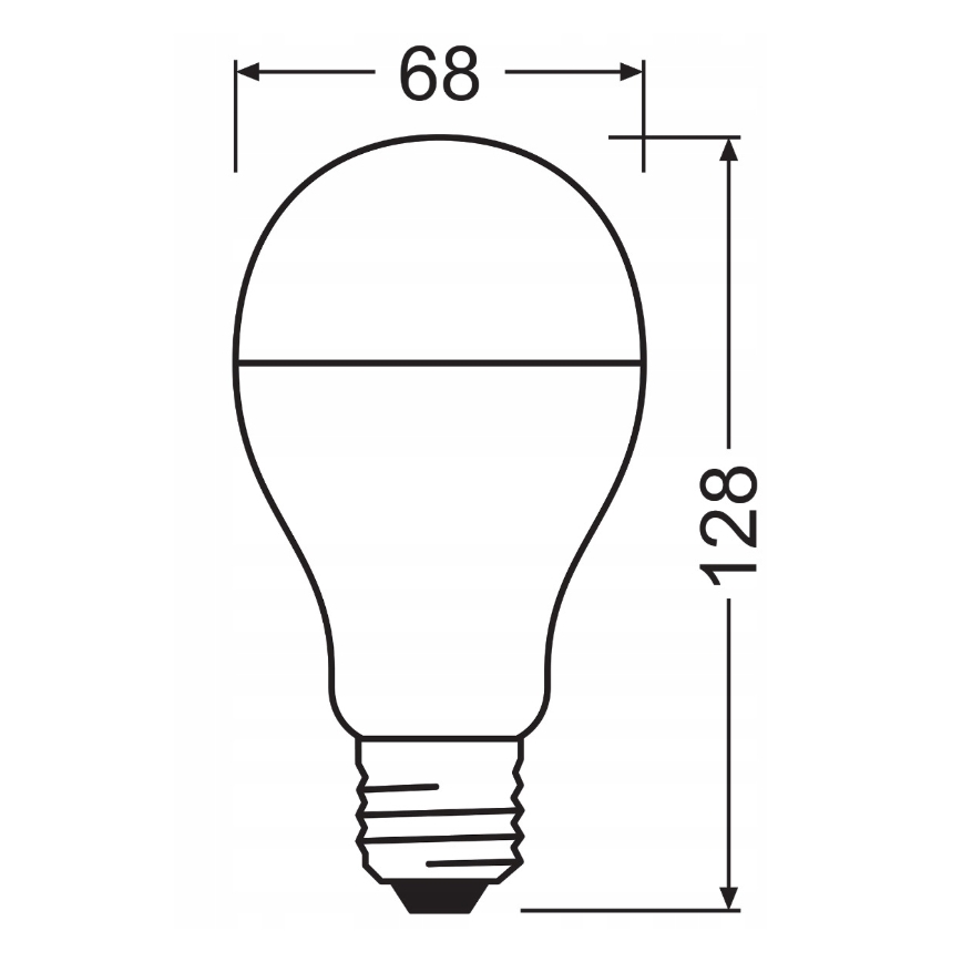 2er-Set LED-Leuchtmittel VALUE CLASSIC E27/19W/230V 2700K - Osram