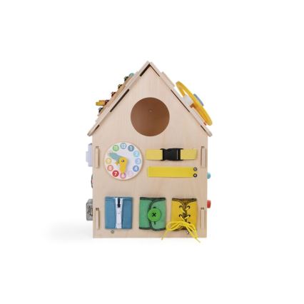 2Kids Toys - Aktivitätsbrett Haus beige