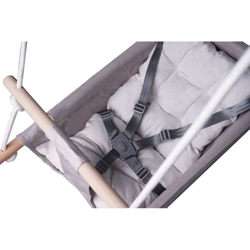 2Kids Toys - Altalena tessile per i più piccoli grigio
