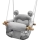 2Kids Toys - Balançoire textile enfant gris/hêtre