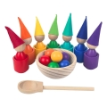 2Kids Toys - Bambole arcobaleno con palline, 7 colori