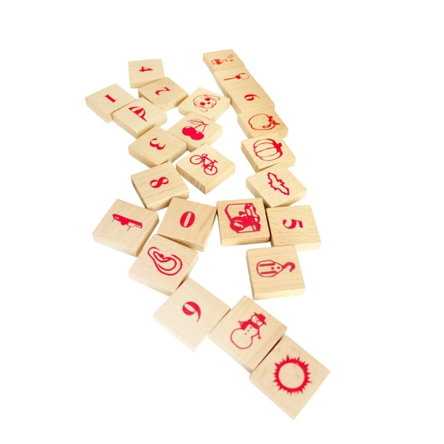 2Kids Toys - Blocs de construction en bois naturel, lot de 220 pièces