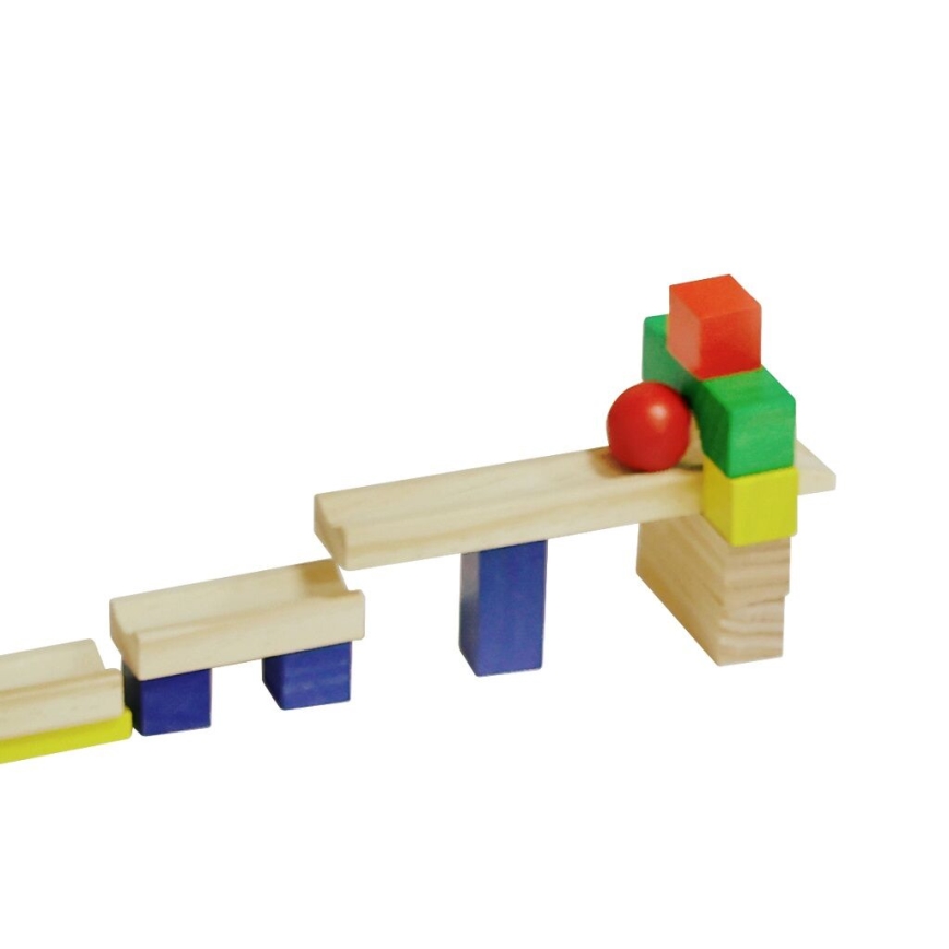 2Kids Toys - Buntes Holz-Domino, 400 Stück