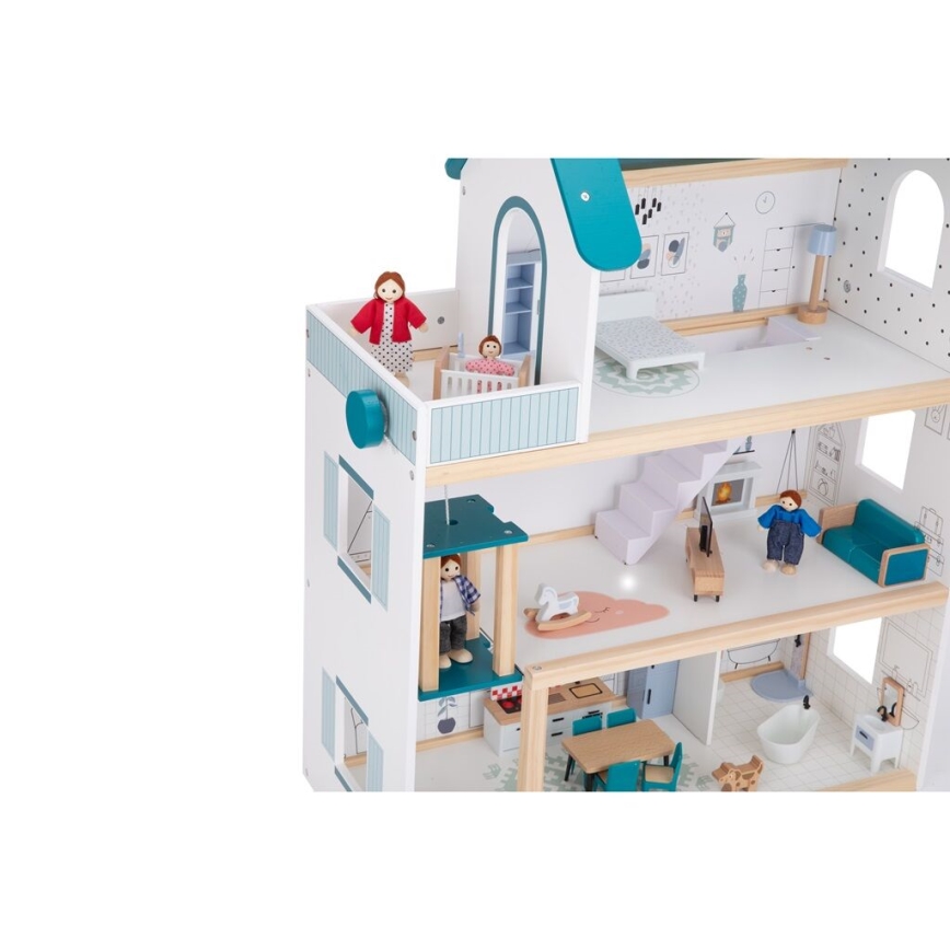 2Kids Toys - Casa delle bambole in legno Barbora