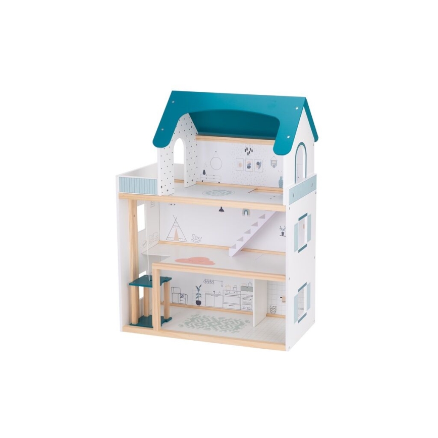 2Kids Toys - Casa delle bambole in legno Barbora