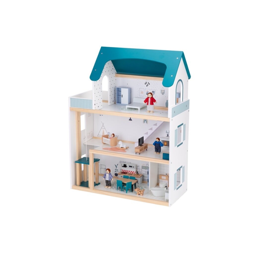 2Kids Toys - Casa delle bambole in legno Barbora
