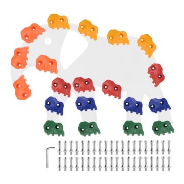 2Kids Toys - Climbing holds 20 Stk.