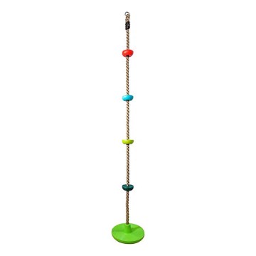 2Kids Toys - Corde à grimper avec disques pour enfants mélange de couleurs