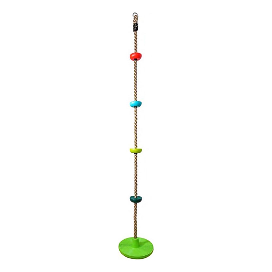 2Kids Toys - Corde à grimper avec disques pour enfants mélange de couleurs