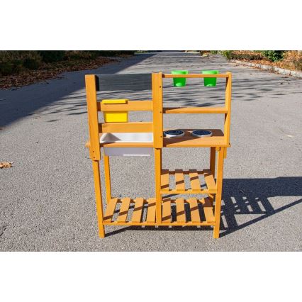 2Kids Toys - Cuisine de jardin en bois avec évier