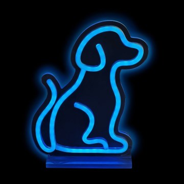 2Kids Toys - Décoration de table néon LED/5W/USB chien