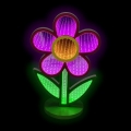 2Kids Toys - Décoration lumineuse de table néon LED, fleur, 5W, USB