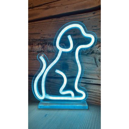 2Kids Toys - Decorazione da tavolo LED effetto neon LED/5W/USB - Cane