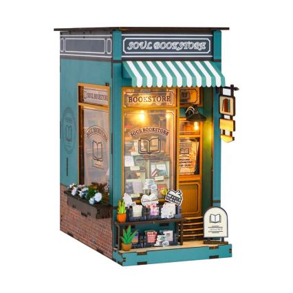2Kids Toys - Puzzle 3D LED Fermalibri Libreria dell'anima 2xAAA