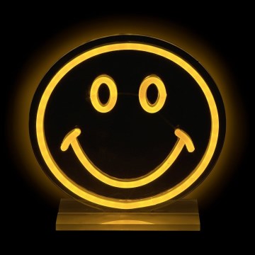 2Kids Toys - Lampada neon da tavolo a LED 5W/USB - faccina sorridente