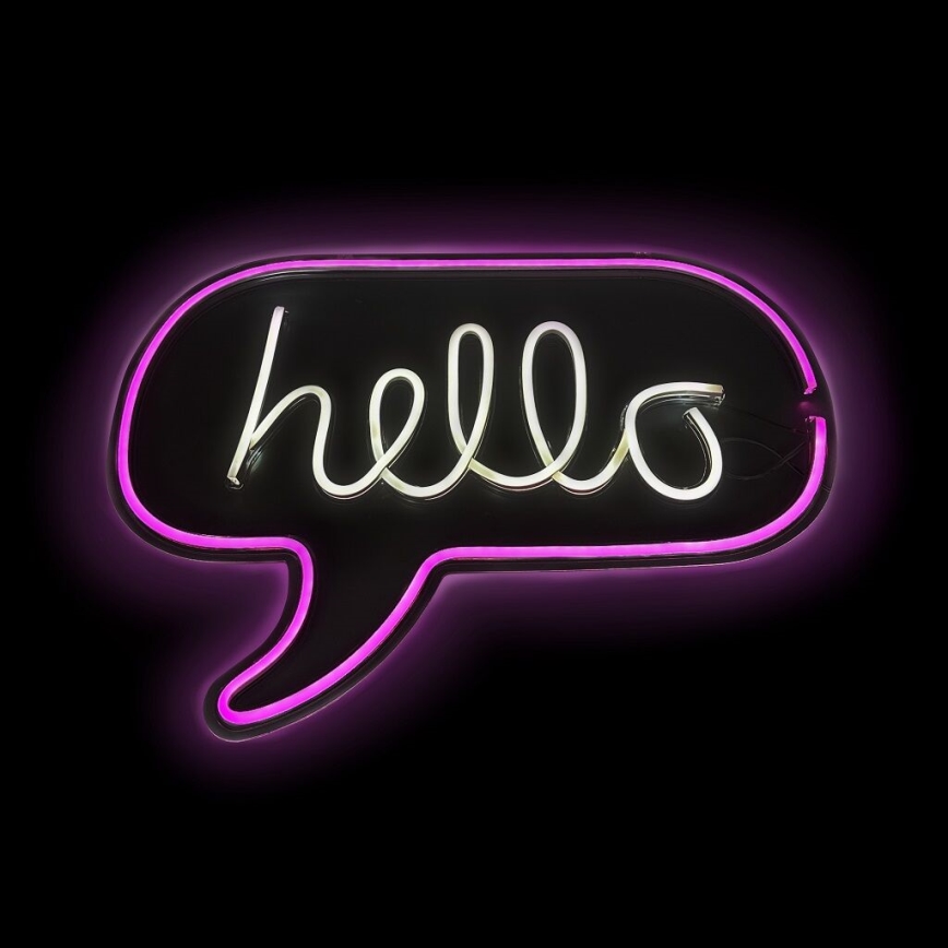 2Kids Toys - LED Decorazione murale al neon LED/5W/USB hello