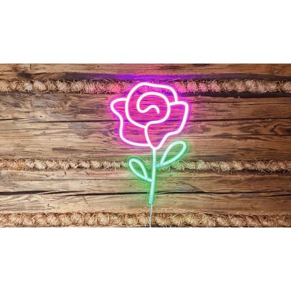 2Kids Toys - LED Decorazione murale al neon LED/5W/USB rosa