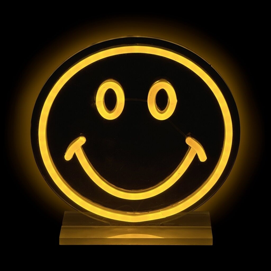2Kids Toys - LED-Neon-Tischdekoration LED/5W/USB Smiley