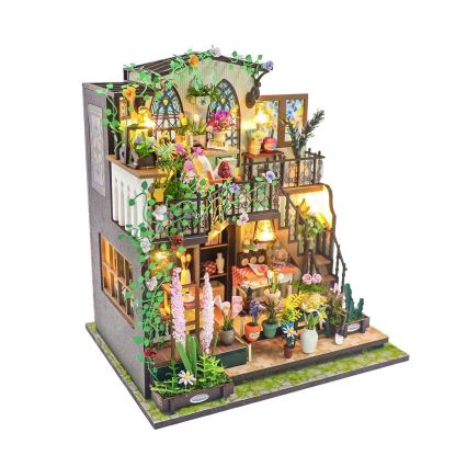 2Kids Toys - Miniatura della casetta Darcyin casa dei fiori 2xAAA