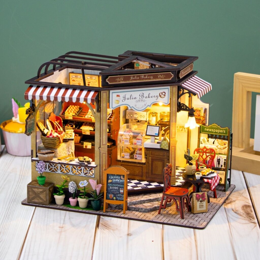 2Kids Toys - Miniatura della casetta Panetteria di Giulio 2xAAA