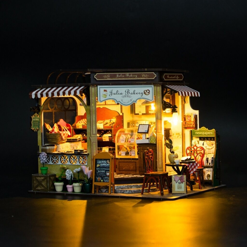 2Kids Toys - Miniatura della casetta Panetteria di Giulio 2xAAA