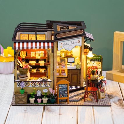 2Kids Toys - Miniatura della casetta Panetteria di Giulio 2xAAA