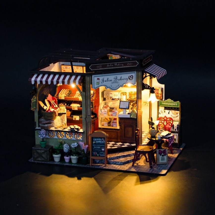 2Kids Toys - Miniatura della casetta Panetteria di Giulio 2xAAA