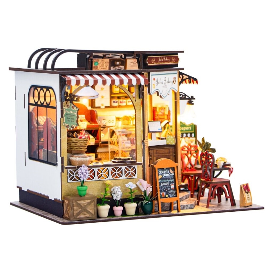 2Kids Toys - Miniatura della casetta Panetteria di Giulio 2xAAA