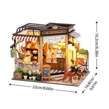 2Kids Toys - Miniatura della casetta Panetteria di Giulio 2xAAA