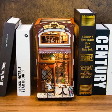 2Kids Toys - Puzzle 3D LED Fermalibri Caffetteria 2xAAA