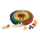 2Kids Toys - Set di domino in legno colorato, 400 pezzi