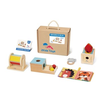 2Kids Toys - Set Montessori di giocattoli per i più piccoli